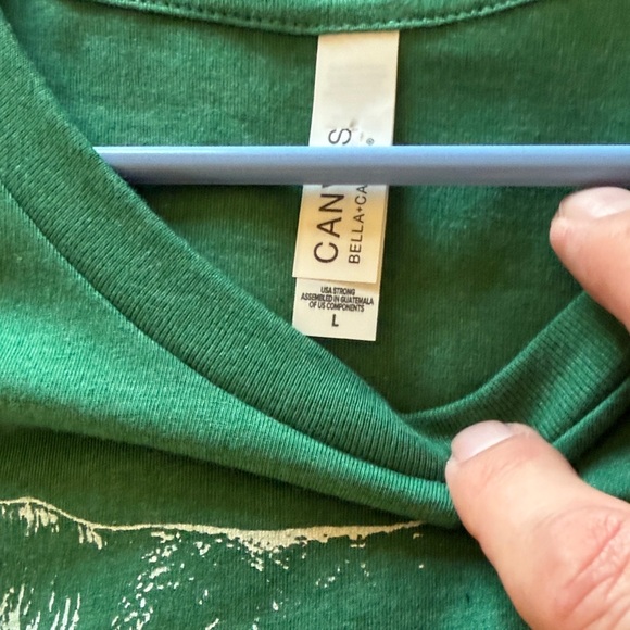 Bella Canvas Forest Green Tee - Picture 2 of 3